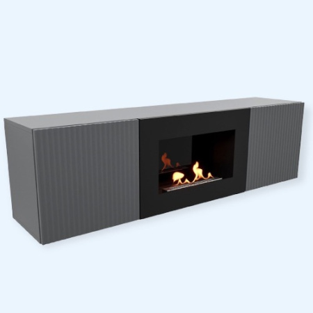 BFP/P-1400L графит (1595754) Firelight Тумба с биокамином